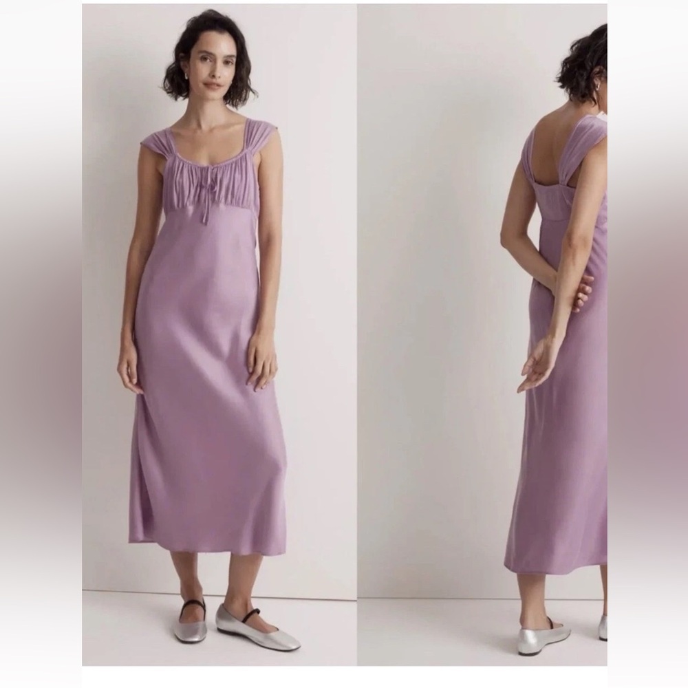 NWT Madewell size 8 midi slip dress in lilac